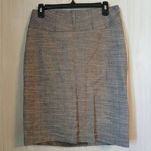 The Limited Collection Women Size 8 Tweed Style Taupe Multi-Shaded Pencil Skirt